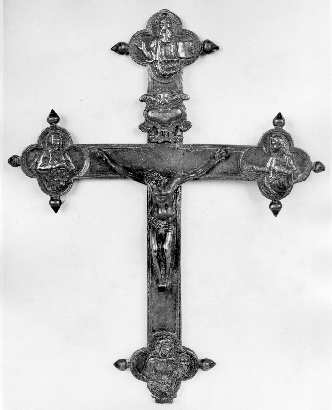 croce processionale - bottega toscana (sec. XVII)