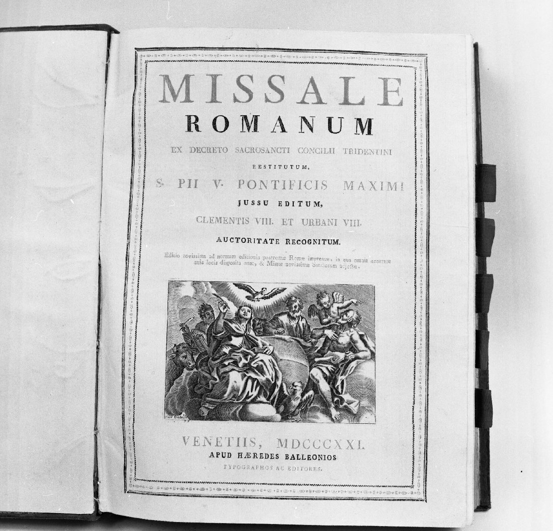 coperta di libro liturgico - bottega veneziana (sec. XIX)