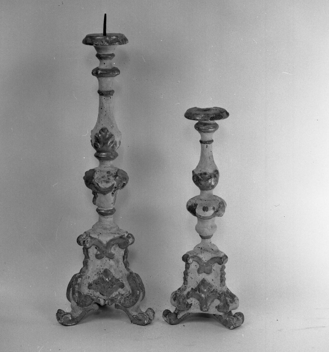 candeliere, serie - bottega toscana (sec. XVII)