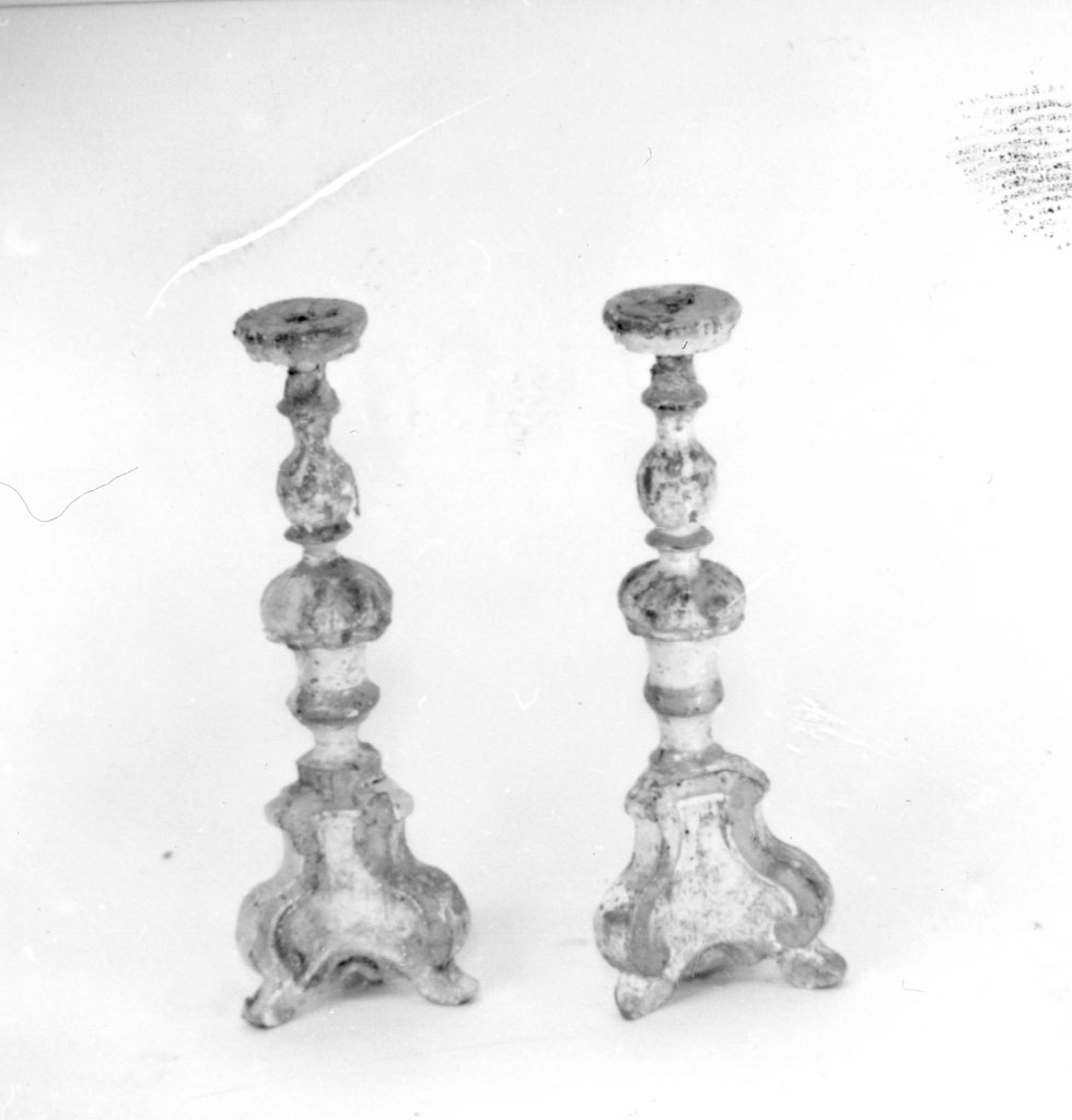 candeliere, serie - bottega toscana (sec. XVII)