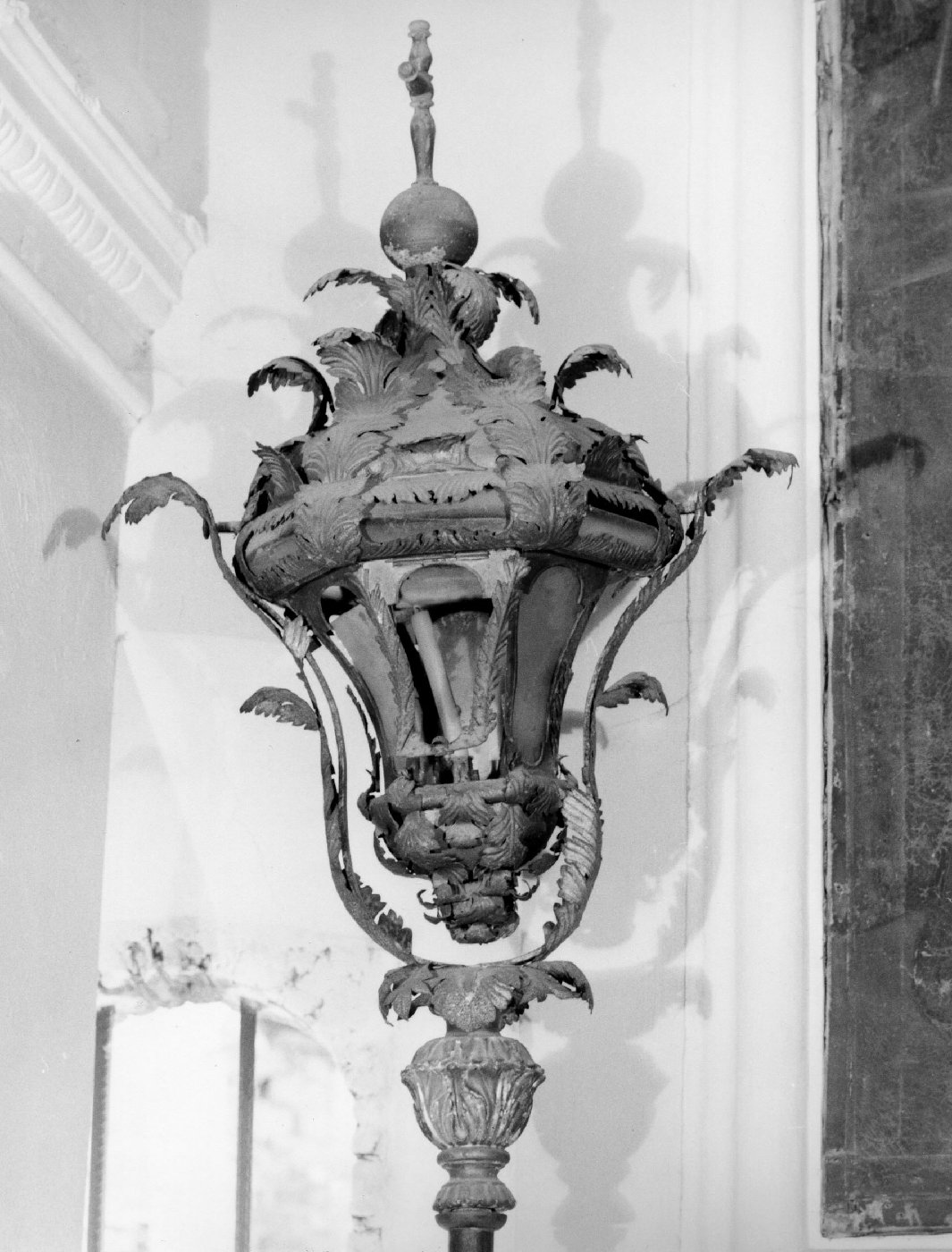 lanterna processionale, coppia - bottega toscana (fine/inizio secc. XVIII/ XIX)