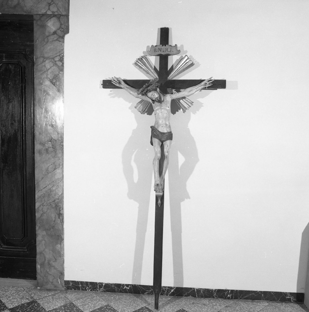 croce processionale - bottega toscana (sec. XIX)