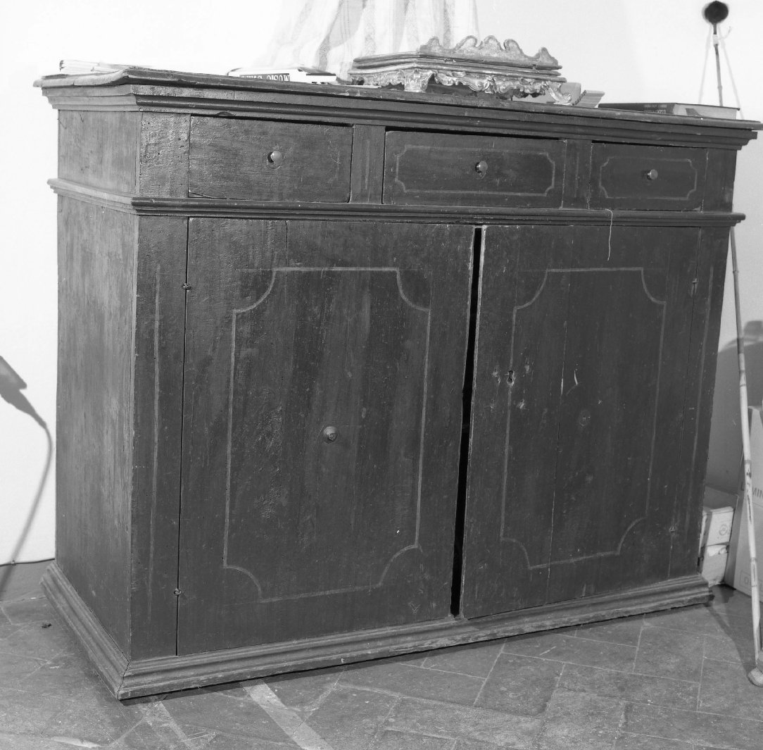 mobile da sacrestia - bottega cortonese (sec. XIX)