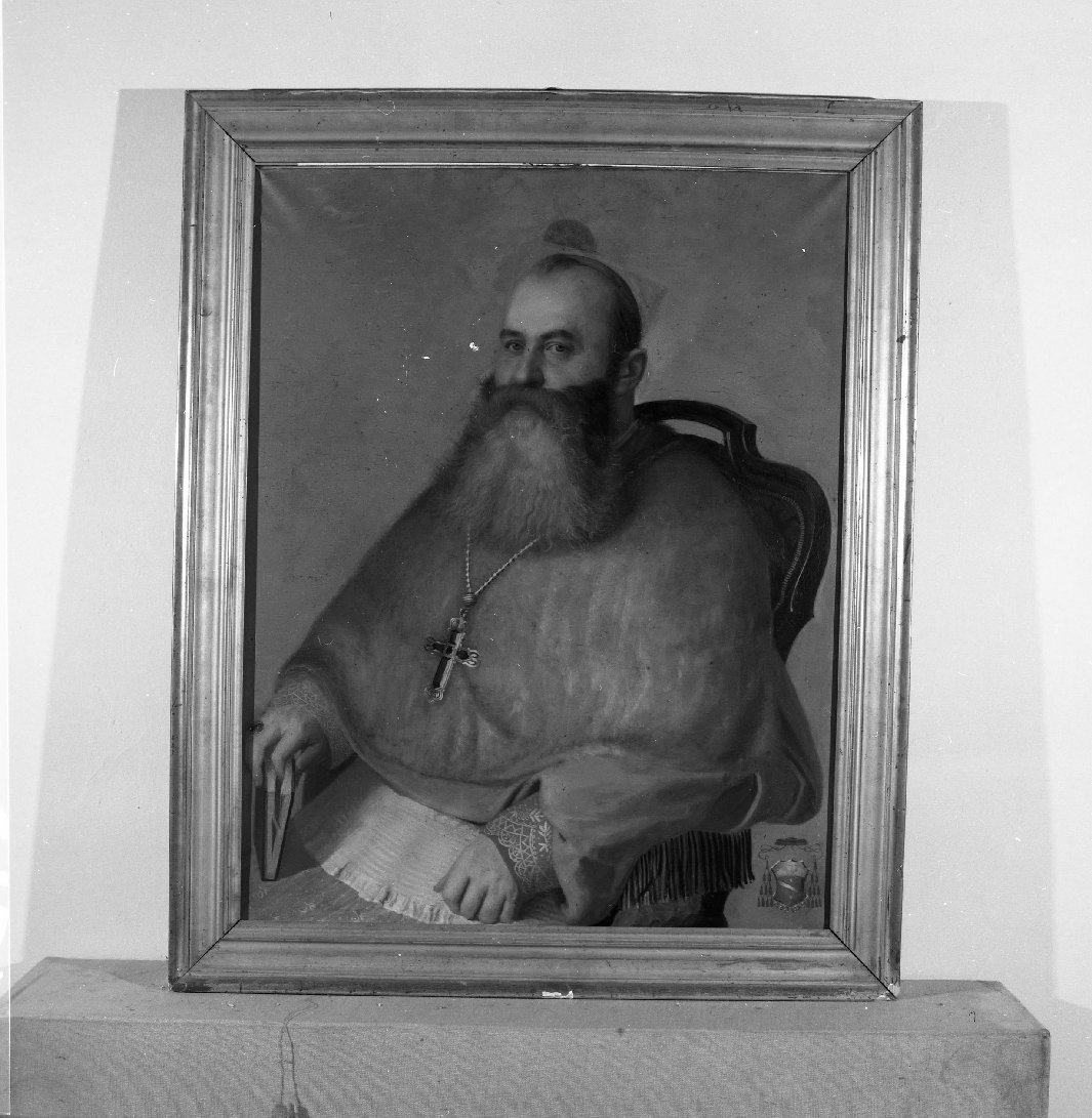 ritratto del vescovo Guido Corbelli (dipinto) - ambito toscano (fine sec. XIX)