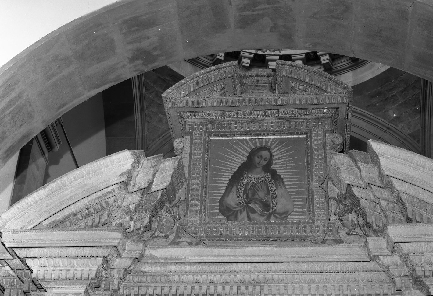 Maria Vergine (dipinto) di Zabarelli Antonio (sec. XVII)