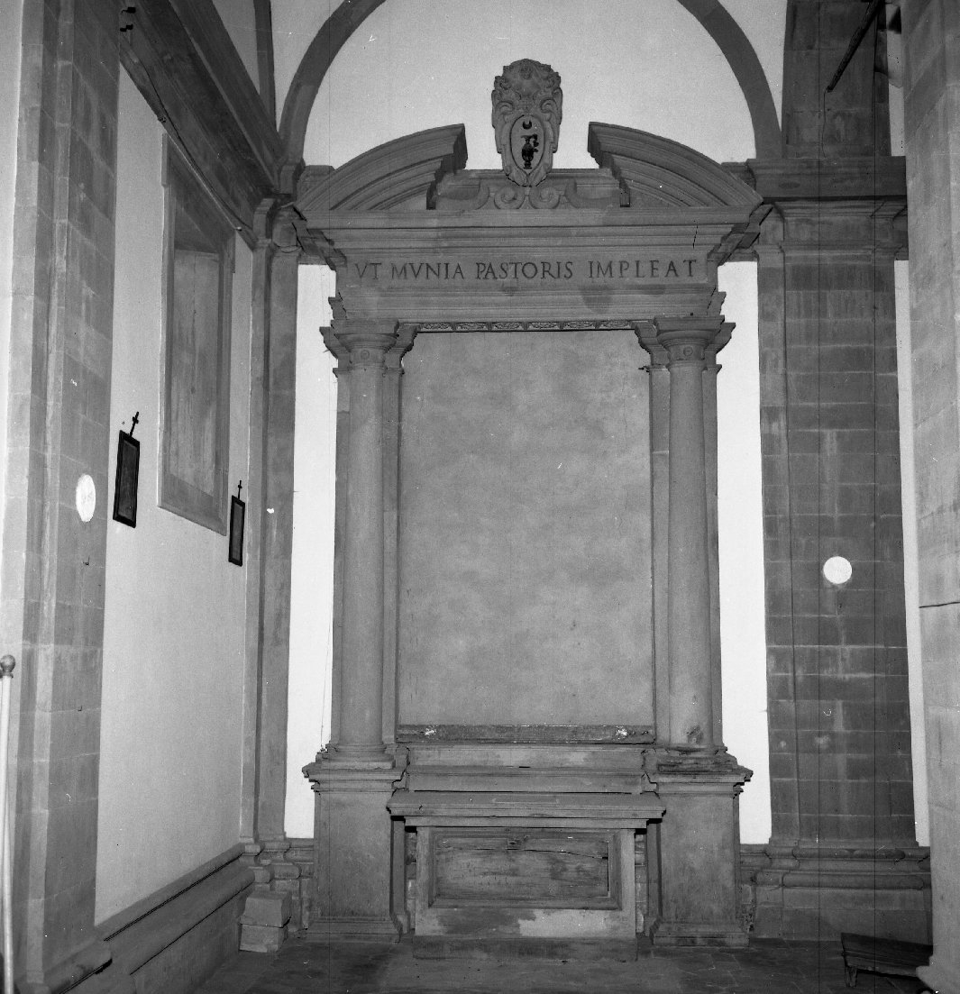 altare, complesso decorativo - bottega toscana (fine sec. XVI)