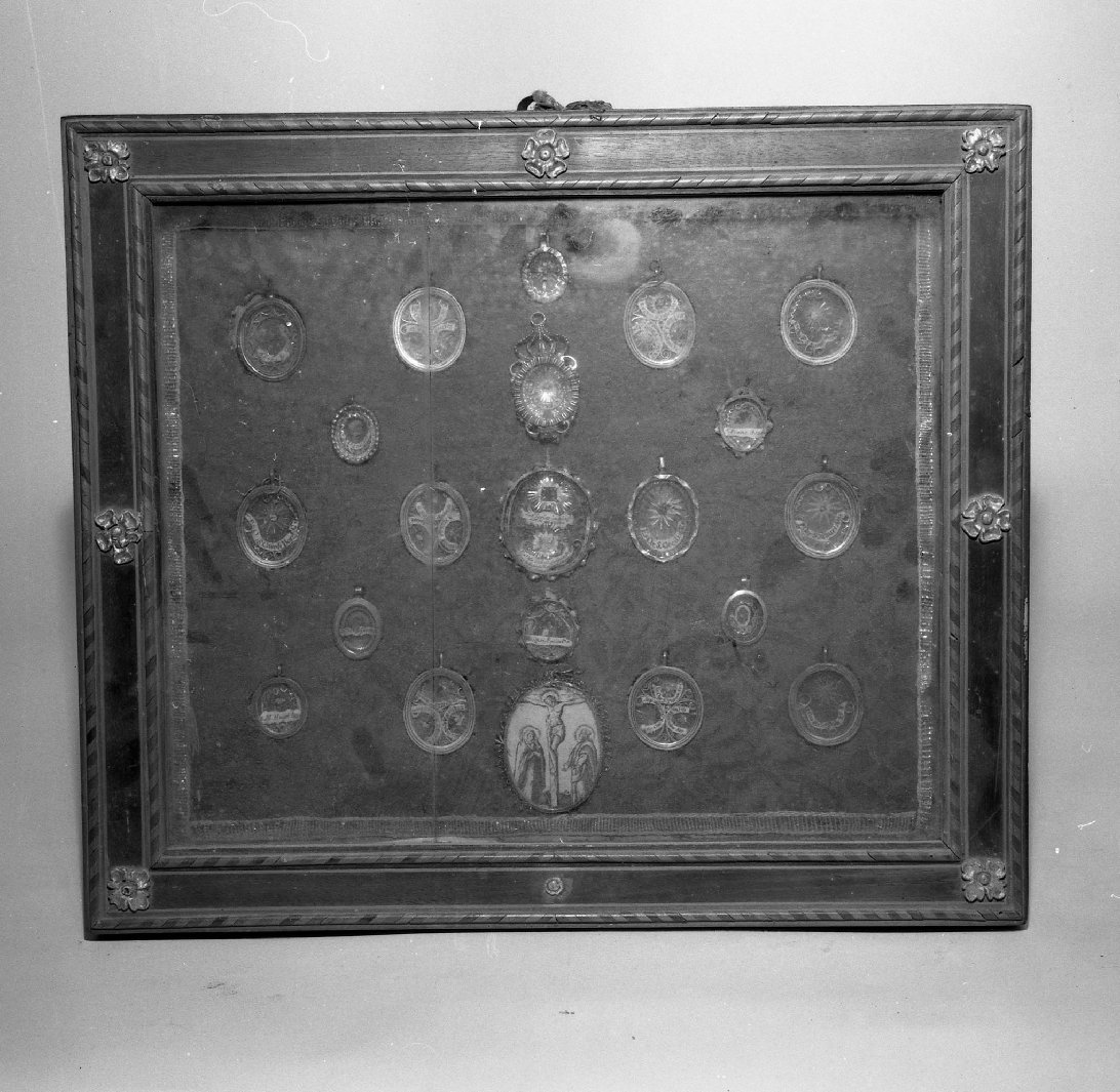 reliquiario - bottega toscana (fine/inizio secc. XVIII/ XIX)