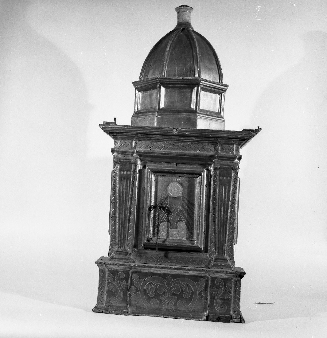 tabernacolo - a tempietto - bottega toscana (fine/inizio secc. XVIII/ XIX)