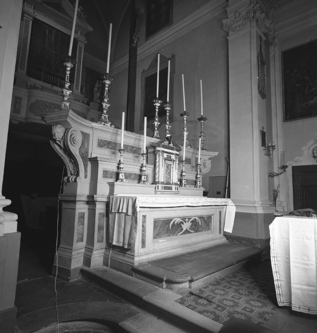 altare maggiore - bottega toscana (fine sec. XVIII)