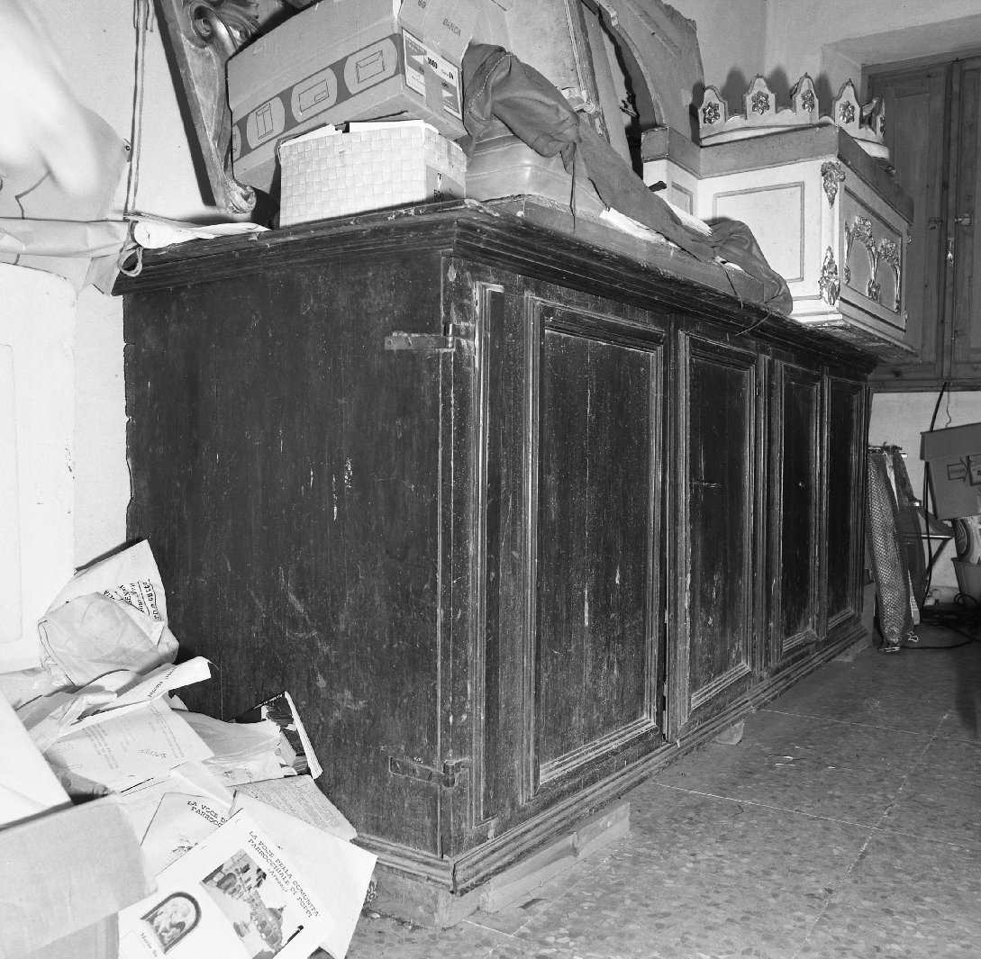 mobile da sacrestia - bottega toscana (sec. XVII)