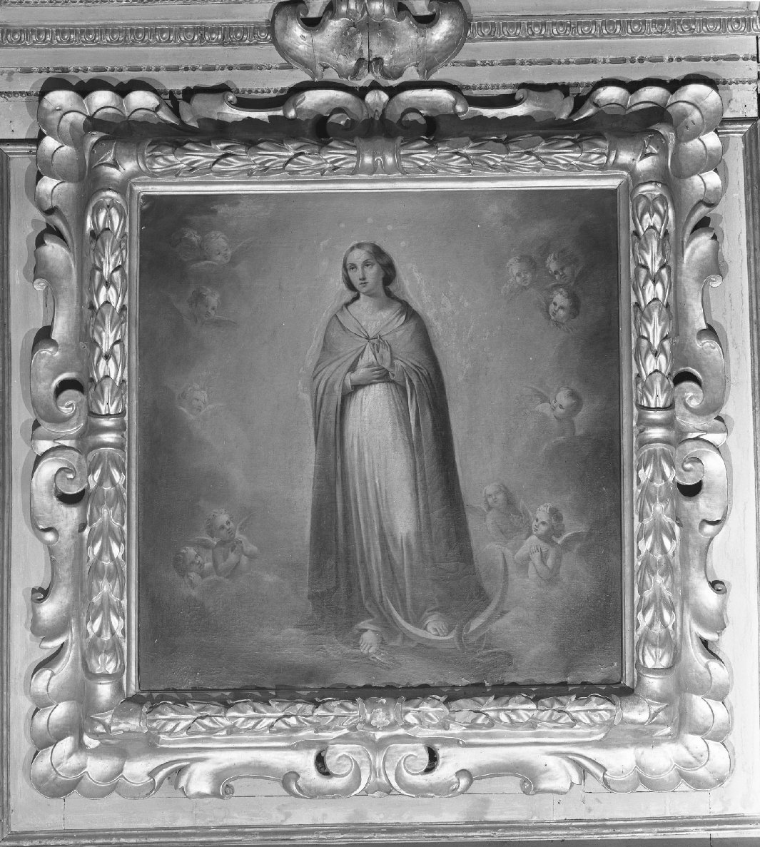 Immacolata Concezione (dipinto) di Sorbini Candido (sec. XIX)