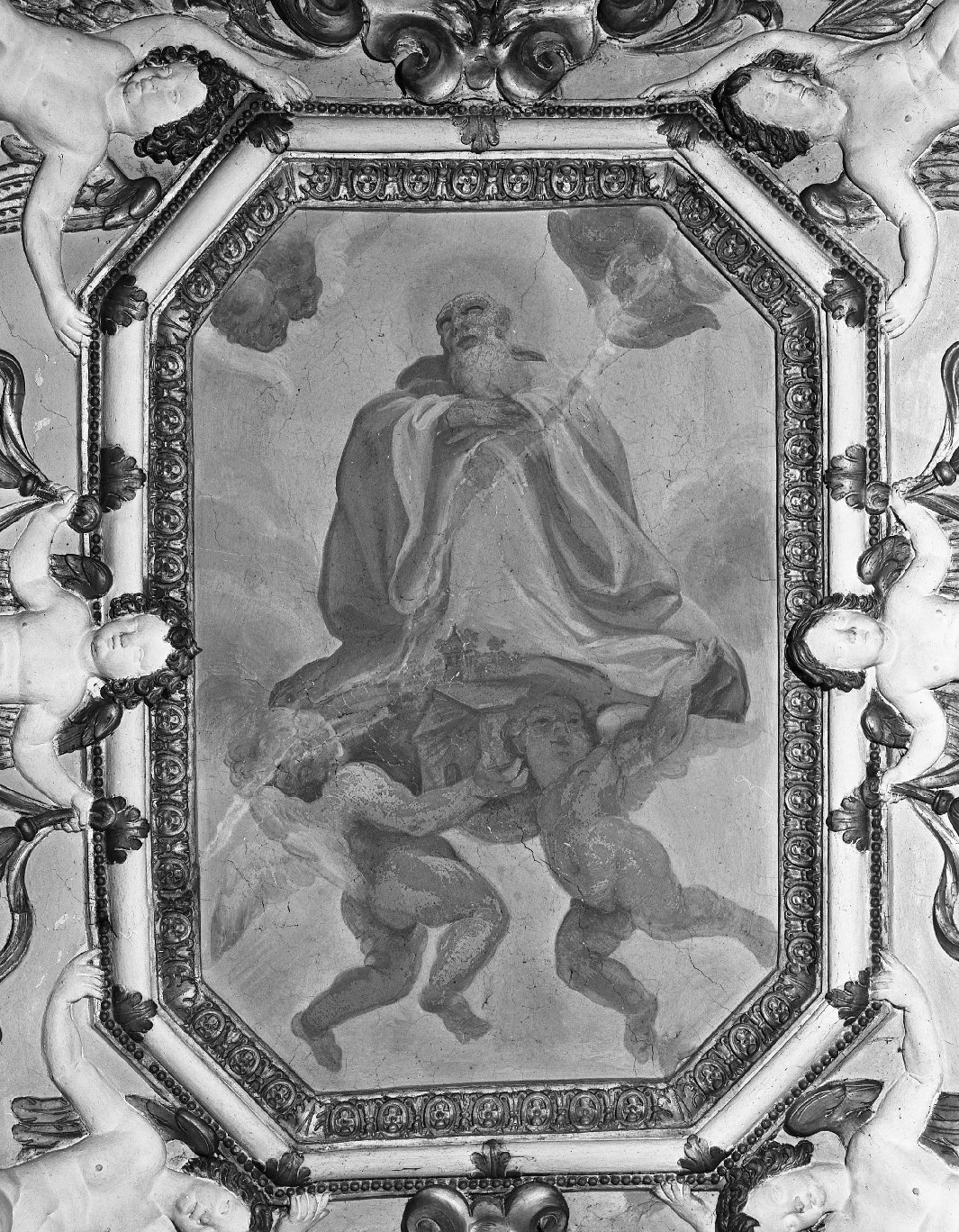 decorazione plastico-pittorica di Rolli Antonio, Rolli Giuseppe Maria (fine sec. XVII)