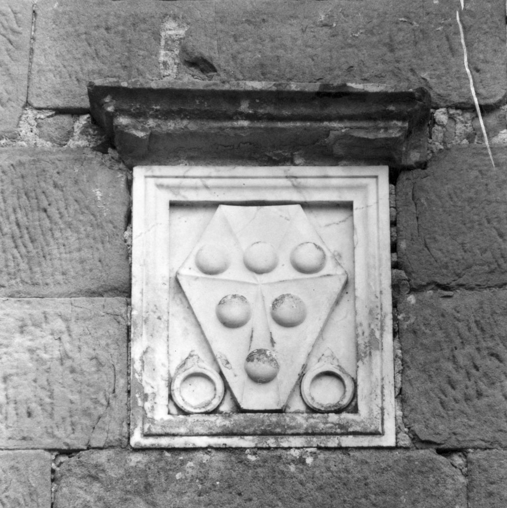 stemma (rilievo) - bottega casentinese (sec. XVI)