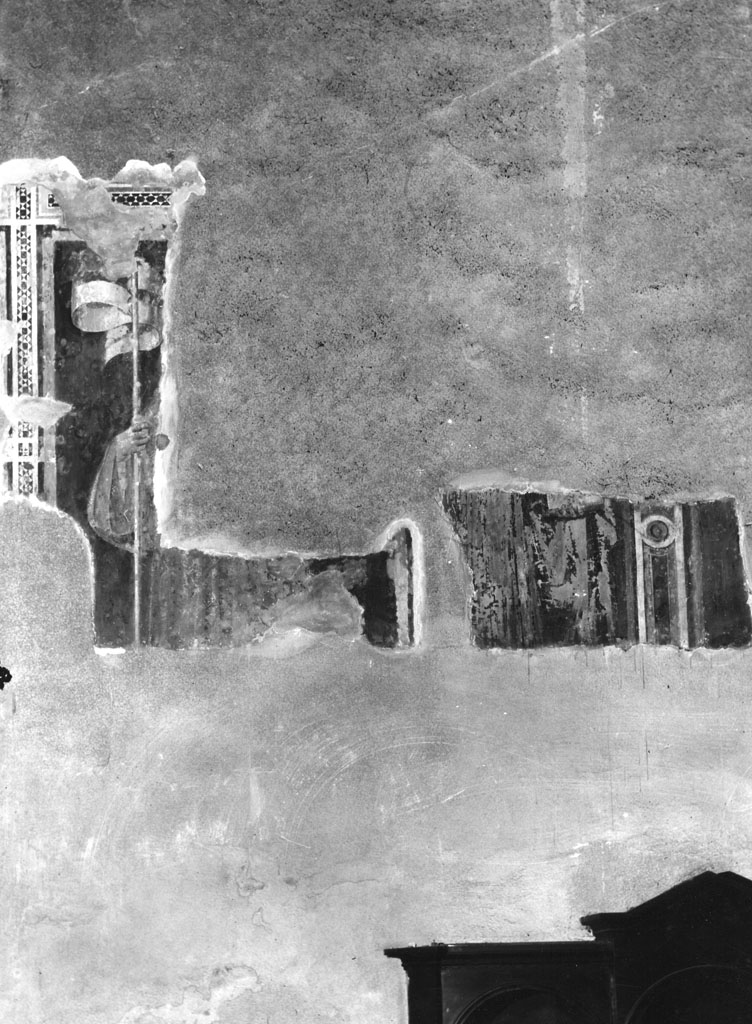 Santo (dipinto, frammento) - ambito fiorentino (seconda metà sec. XIV)