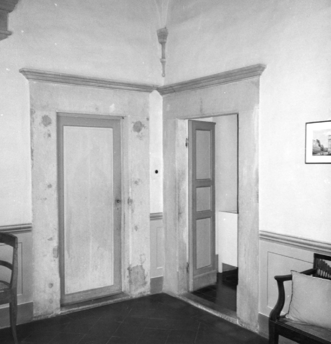 mostra di portale, serie - bottega toscana (secc. XVI/ XX)