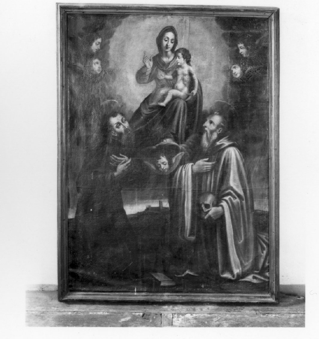 Madonna con Bambino e Santi (dipinto) - ambito toscano (sec. XVII)