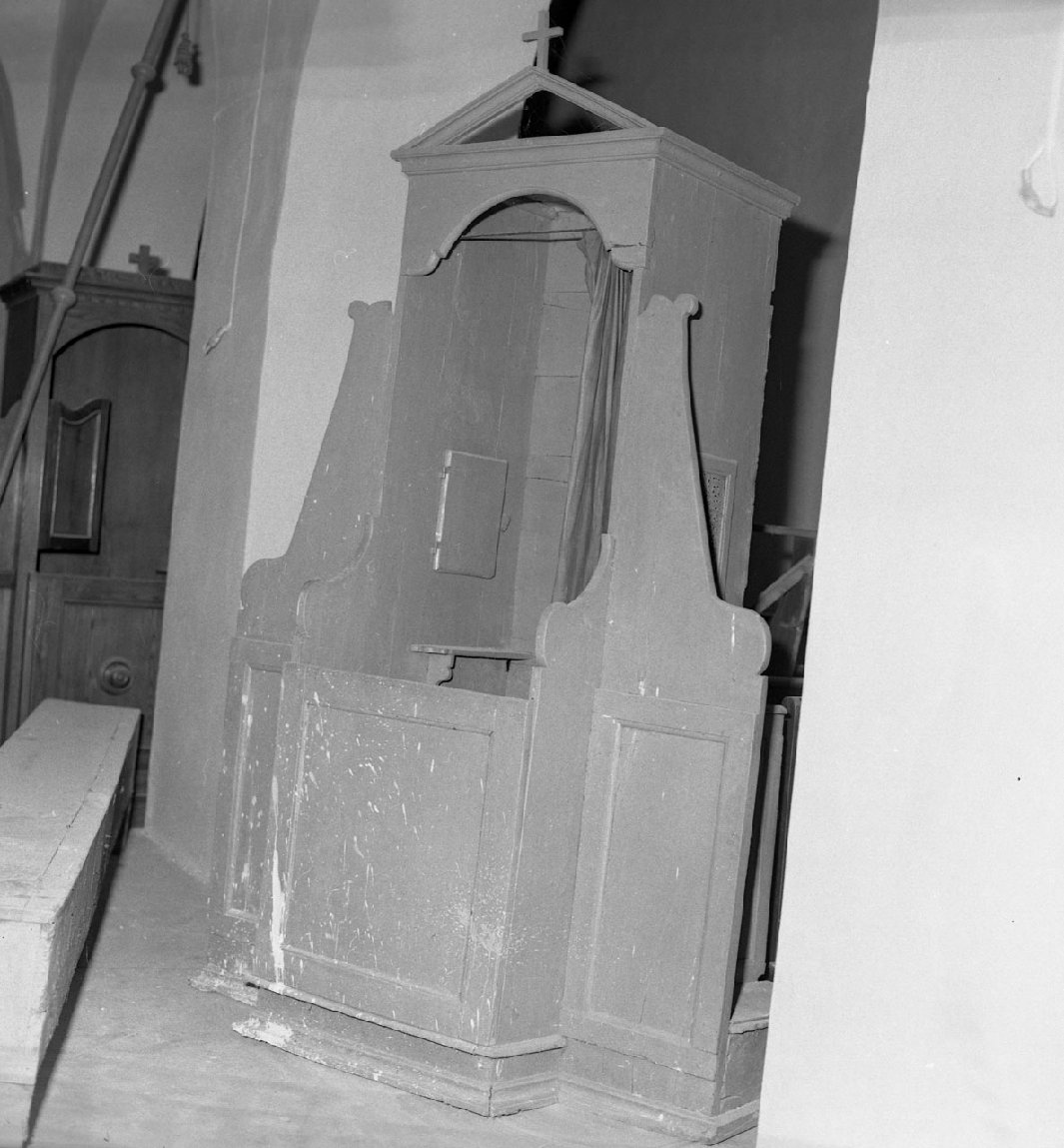 confessionale - bottega toscana (secondo quarto sec. XIX)