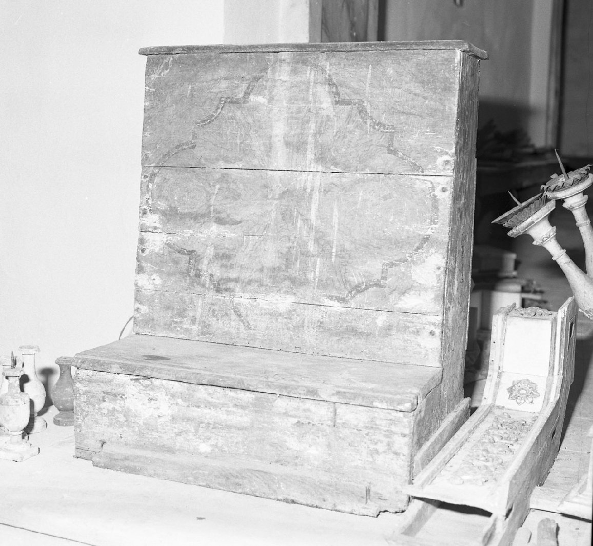 inginocchiatoio - bottega toscana (fine sec. XVIII)