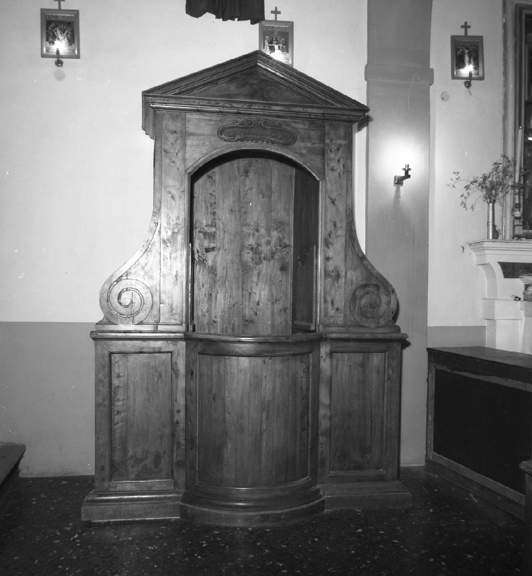confessionale - bottega toscana (sec. XIX)