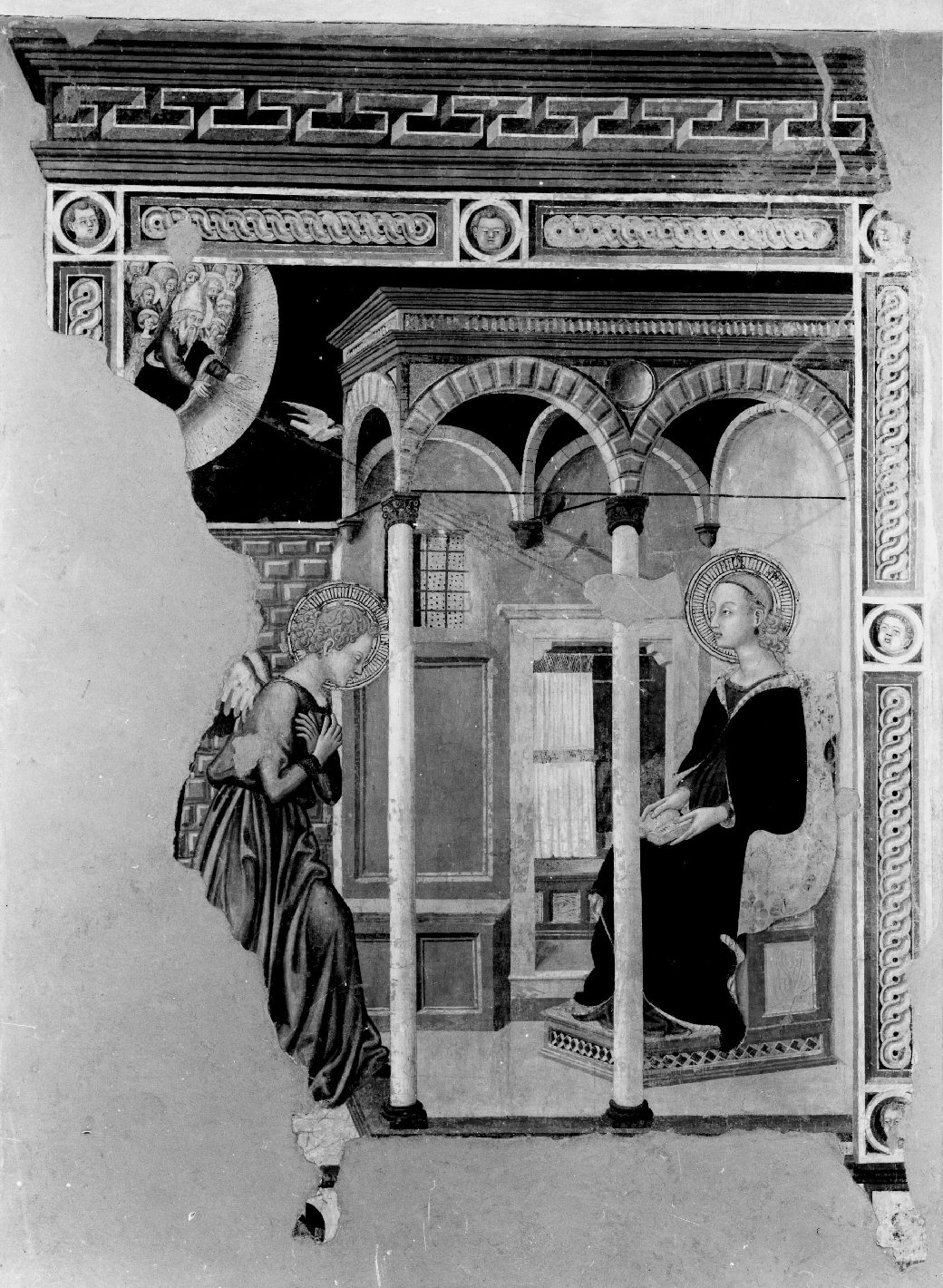Annunciazione (dipinto) di Maestro del Cassone Adimari (metà sec. XV)