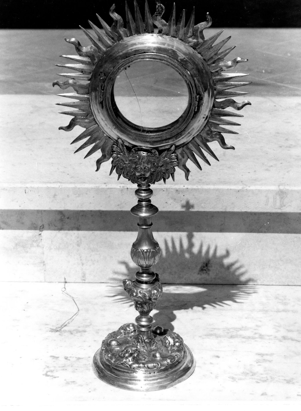 ostensorio - a raggiera - bottega italiana (sec. XVII)