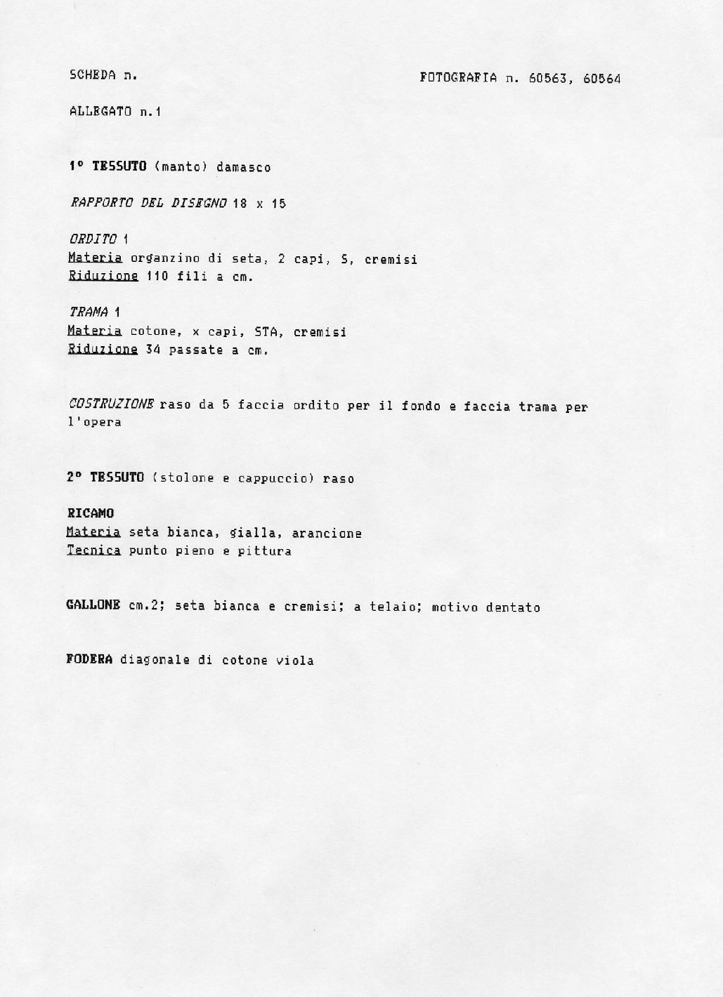 piviale - manifattura svizzera (prima metà sec. XX)