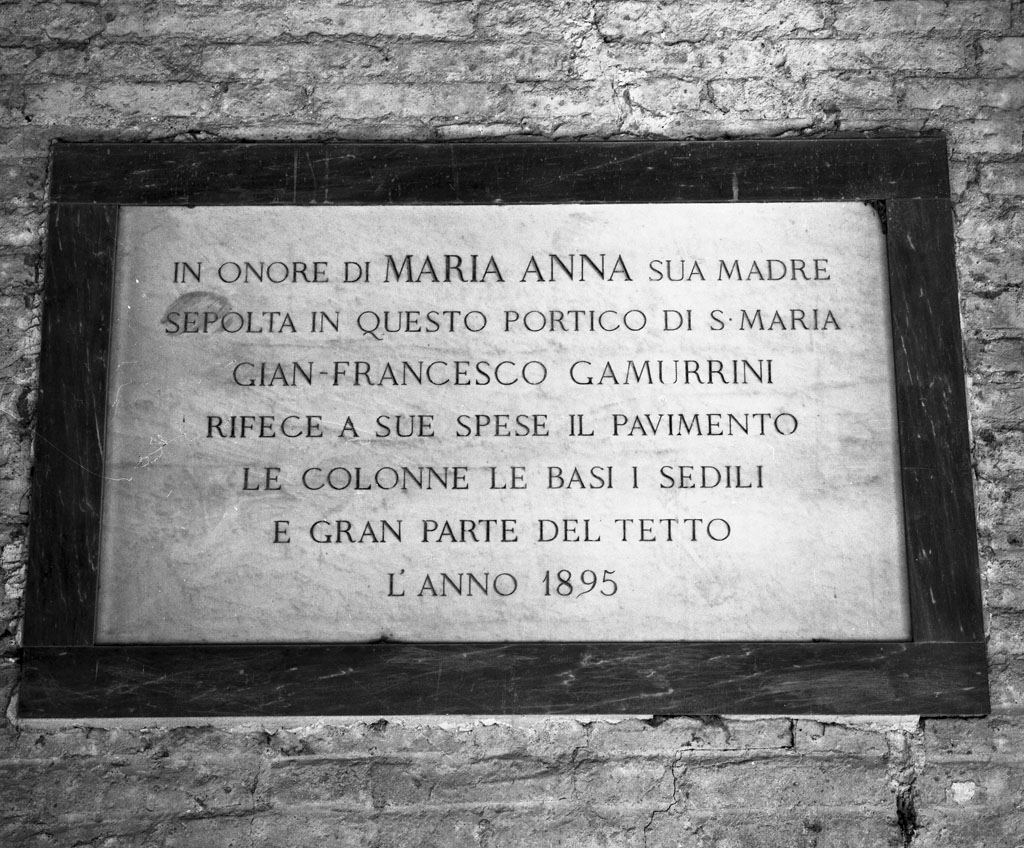 lapide - bottega toscana (sec. XIX)