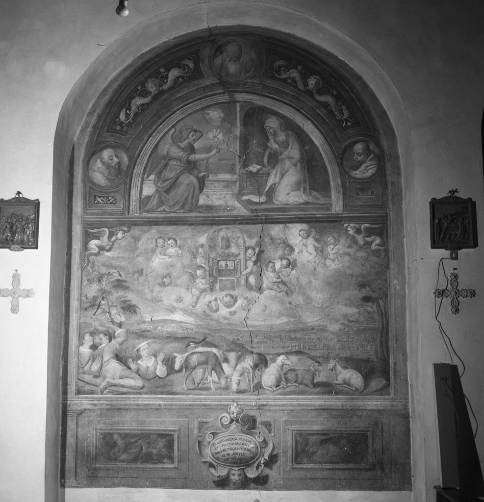 Maria Vergine (dipinto) di Bigordi Ridolfo detto Ghirlandaio (scuola), Ciocchi Ulisse (prima metà sec. XVI, sec. XVI)