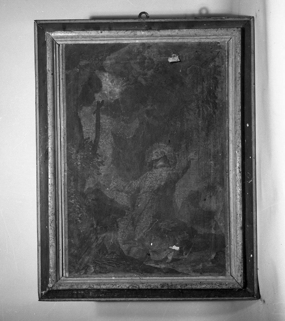 San Francesco d'Assisi riceve le stimmate (dipinto) - ambito toscano (sec. XVIII)