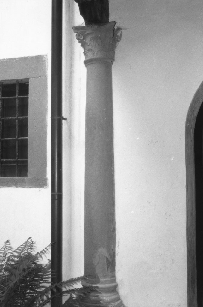 semicolonna - bottega toscana (secc. XV/ XVI)