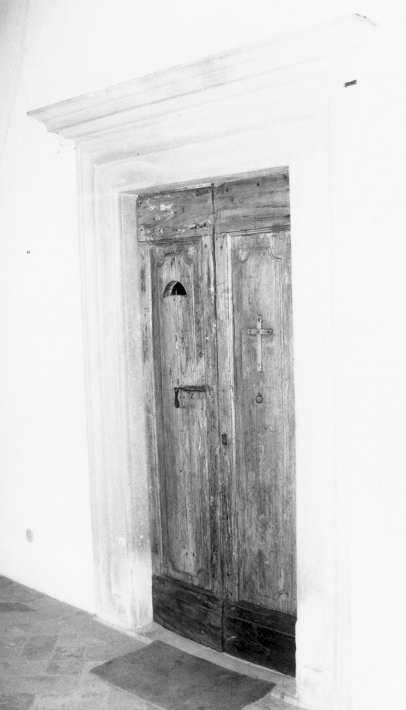 porta - a due battenti - bottega toscana (secc. XVII/ XVIII)