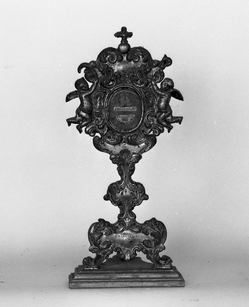 reliquiario - a ostensorio, opera isolata - bottega toscana (sec. XVIII)