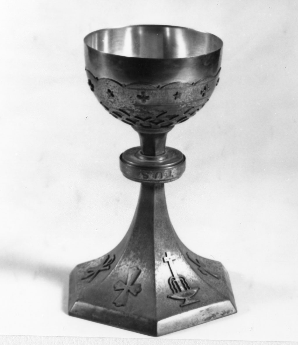 calice, opera isolata - bottega toscana (sec. XX)