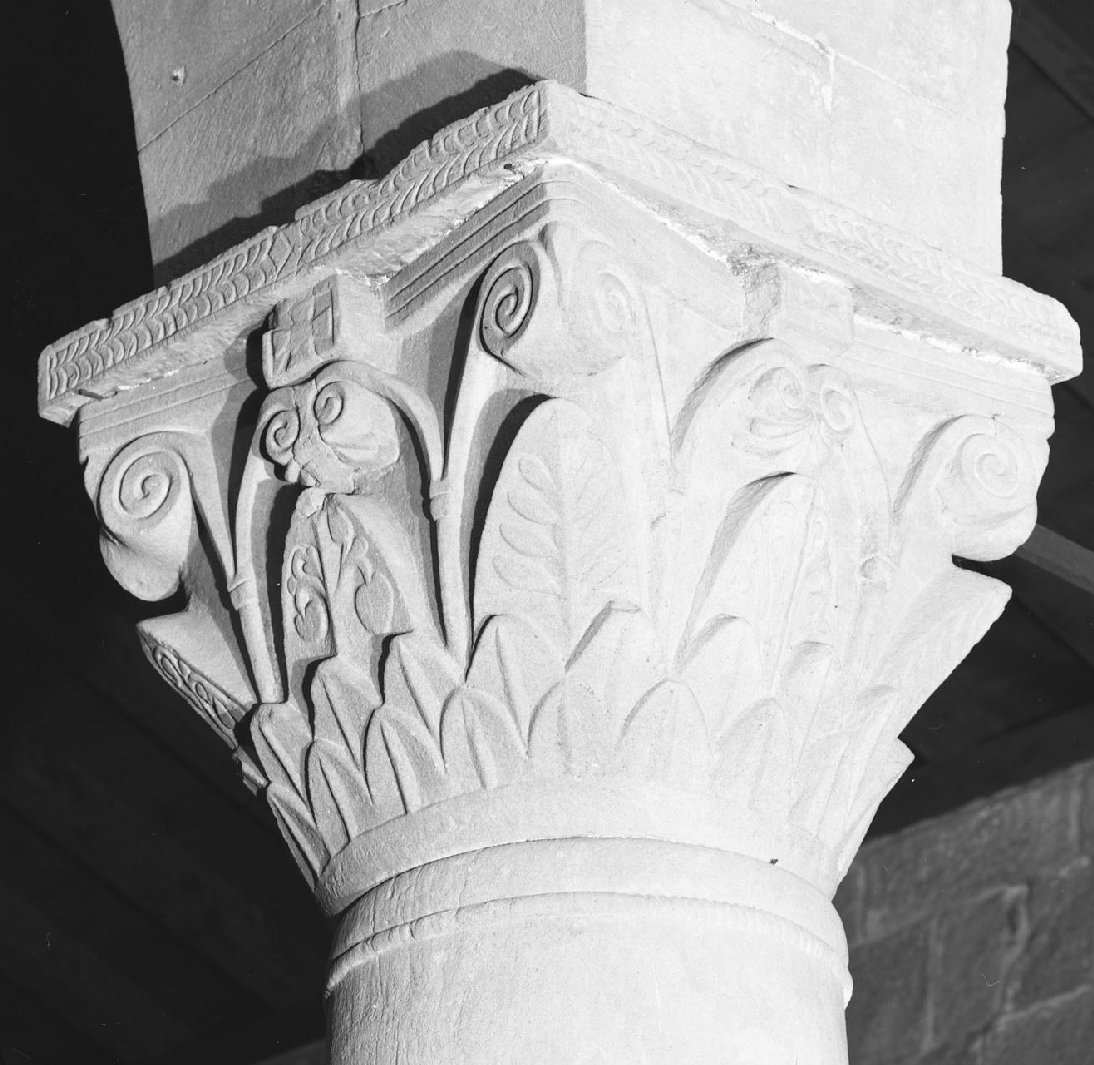 capitello di colonna - bottega toscana (seconda metà sec. XI)