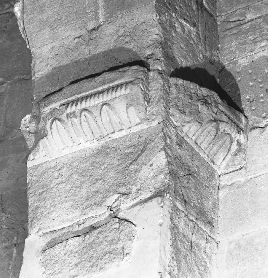 capitello di pilastro - bottega toscana (seconda metà sec. XI)
