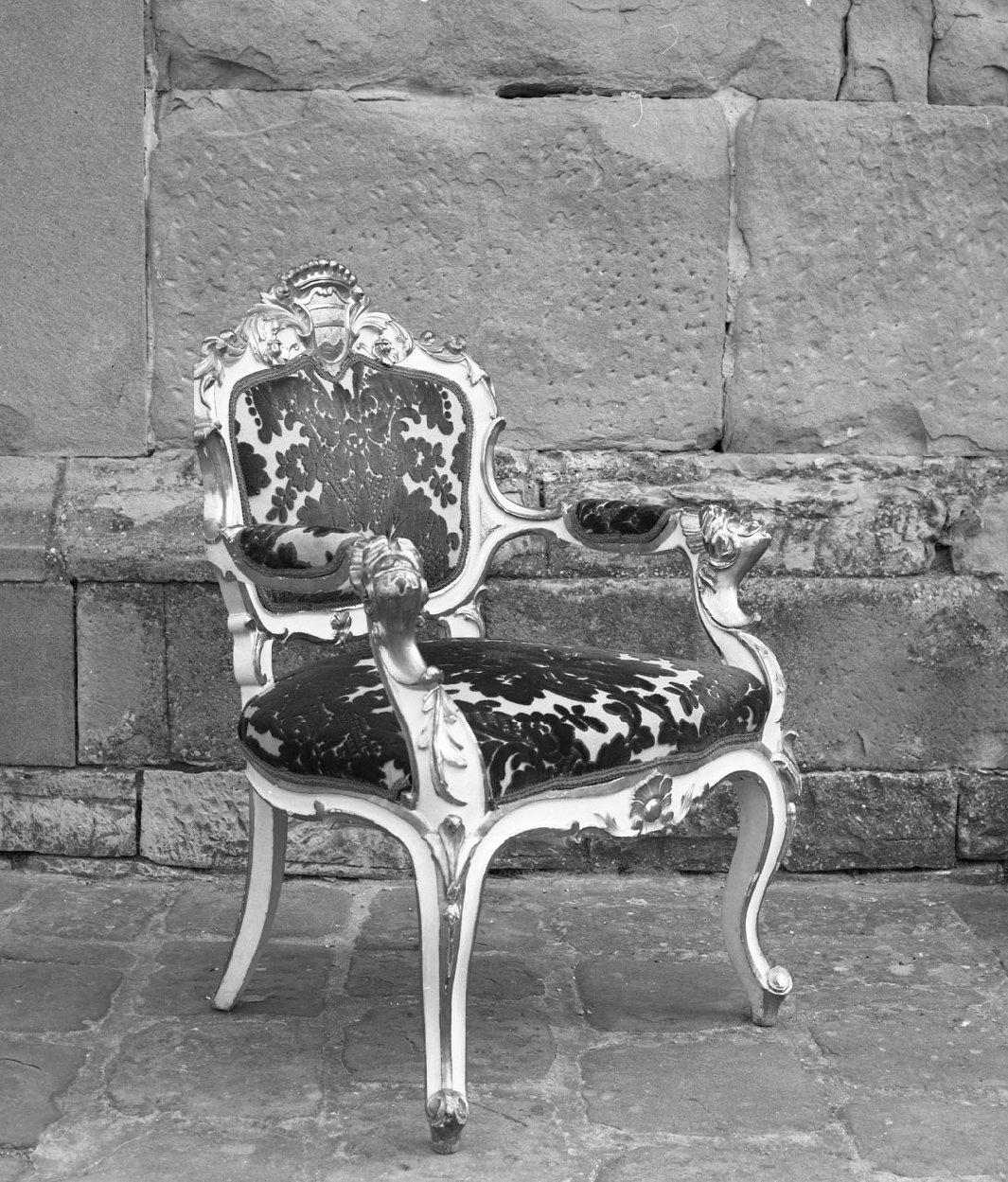 poltrona, serie - bottega toscana (terzo quarto sec. XVIII)