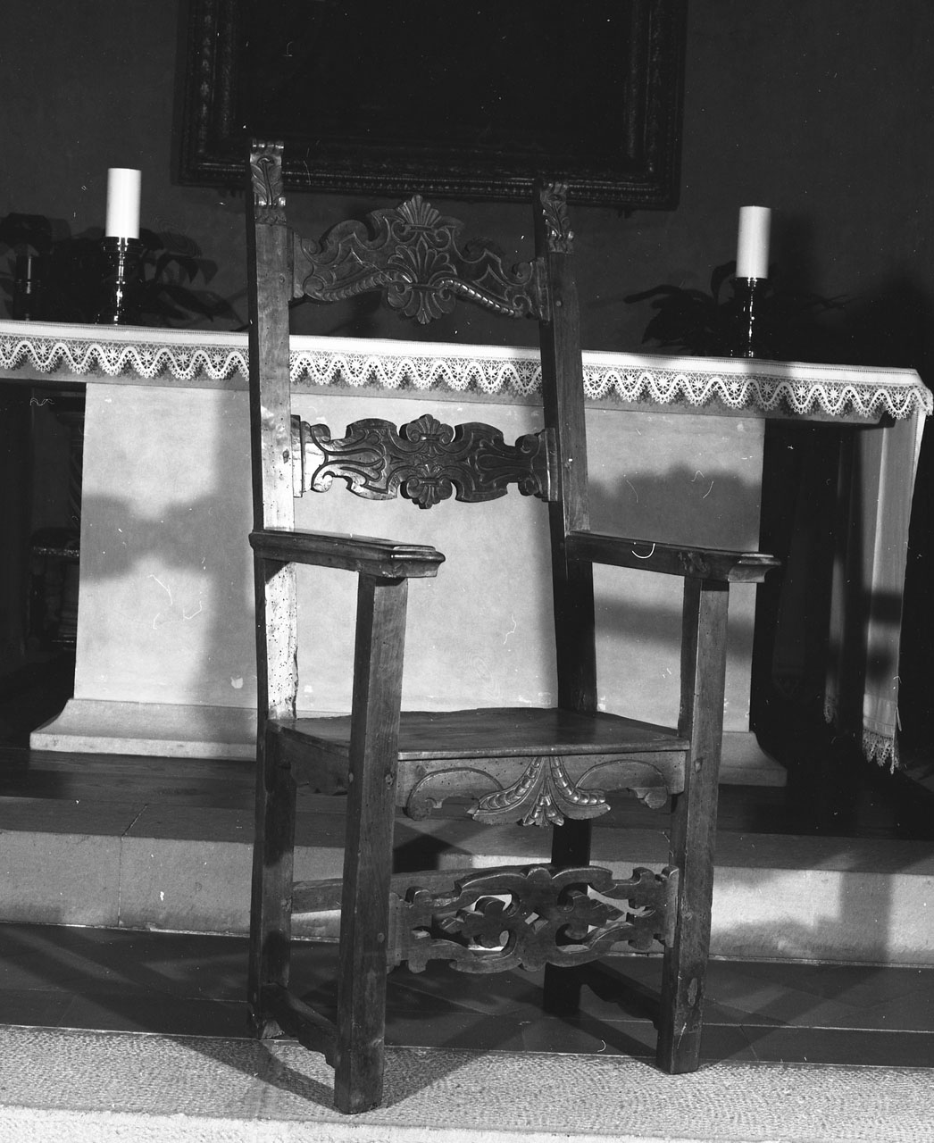 seggiolone - bottega toscana (metà sec. XIX)