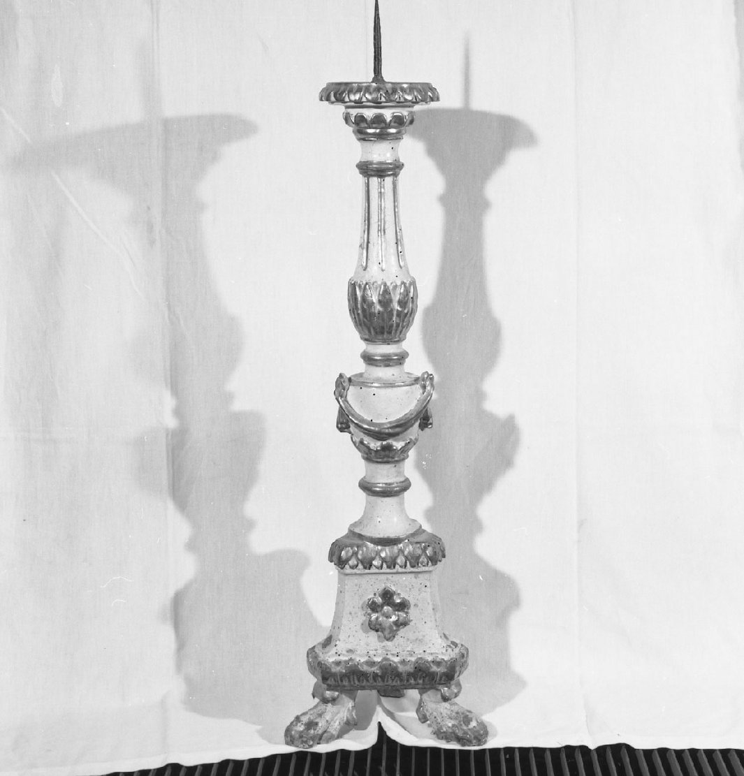 candelabro, serie - bottega toscana (fine sec. XVIII)