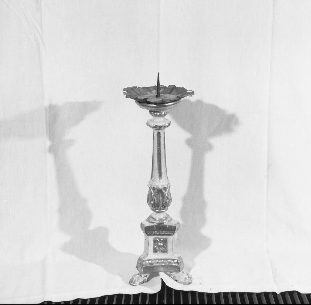 candelabro, serie - bottega toscana (fine sec. XVIII)