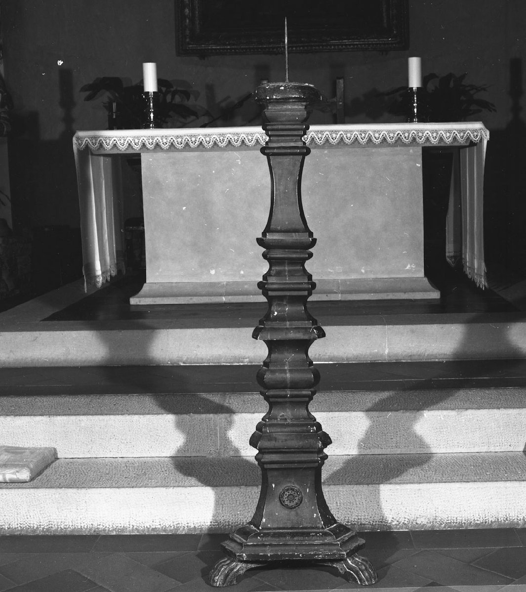 candelabro - bottega toscana (primo quarto sec. XIX)