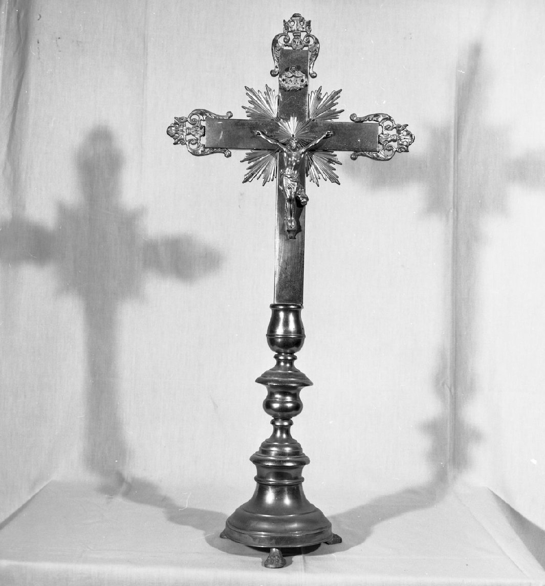 croce d'altare - bottega toscana (fine sec. XIX)