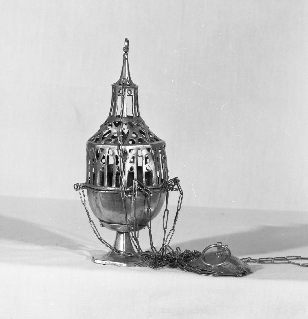 turibolo - a corpo architettonico - bottega toscana (primo quarto sec. XX)