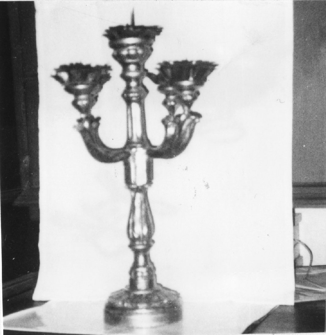 candelabro - bottega toscana (fine sec. XVIII)