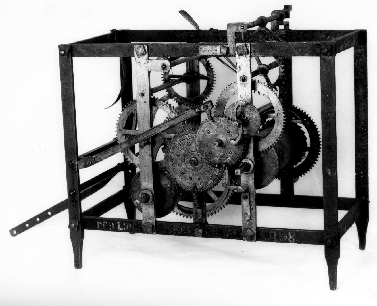 ingranaggio meccanico di orologio, elemento d'insieme - bottega toscana (sec. XX)