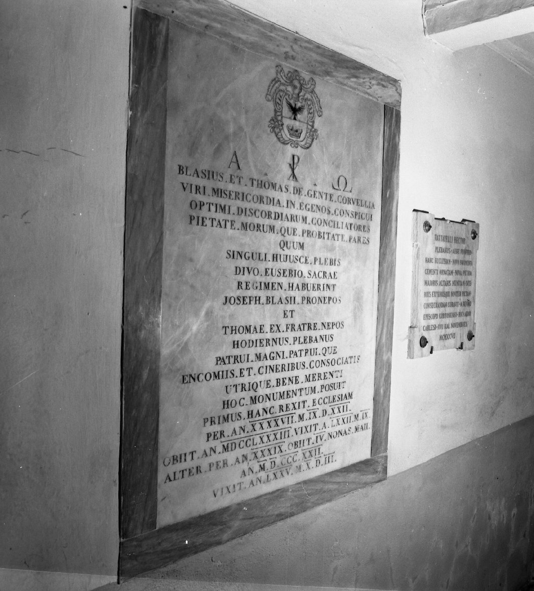 lapide - bottega toscana (secondo quarto sec. XIX)