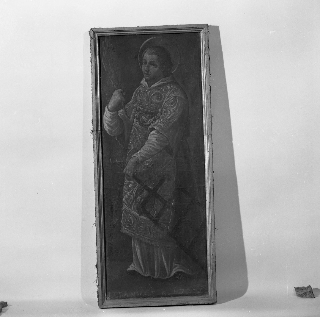 San Lorenzo (dipinto, pendant) - ambito toscano (inizio sec. XVIII)