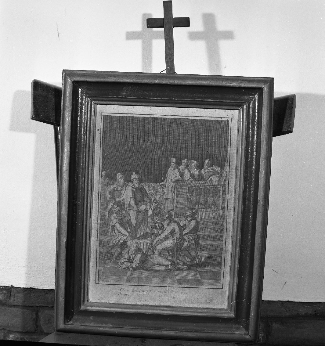 stazioni della via crucis (Via Crucis, serie) - bottega italiana (fine sec. XVIII)