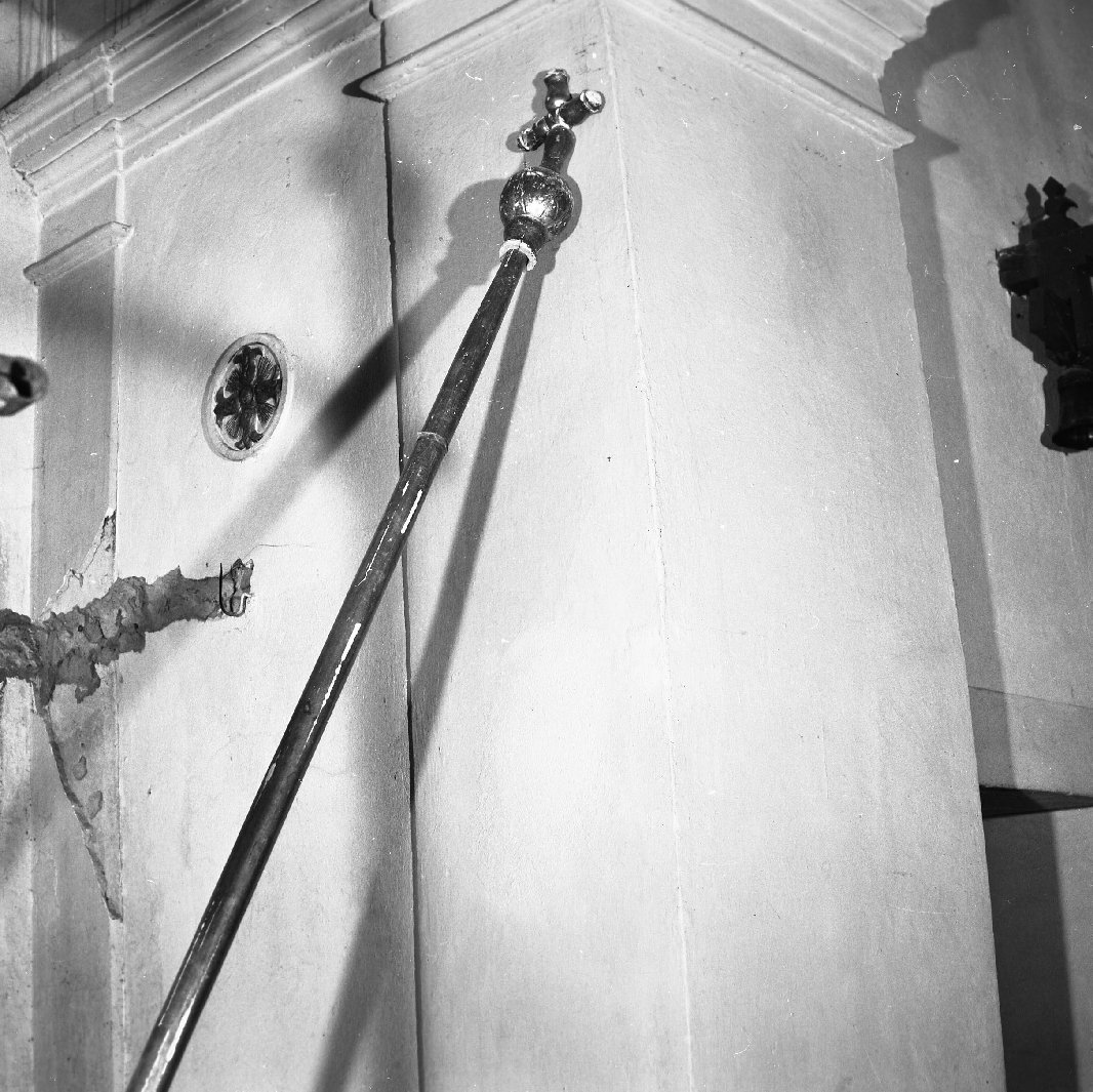 mazza processionale - bottega toscana (inizio sec. XIX)