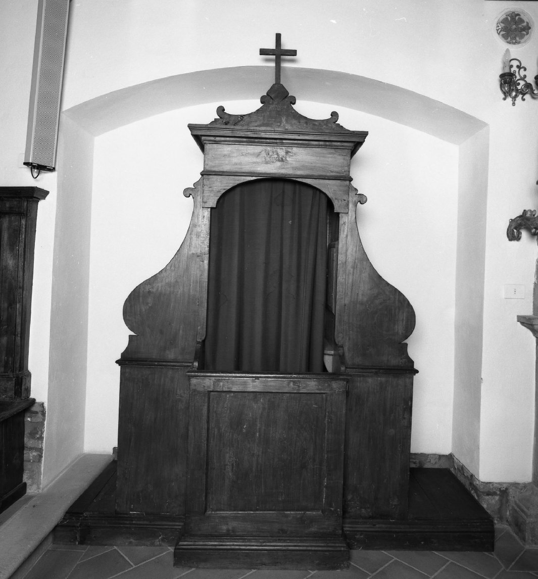 confessionale - bottega toscana (fine sec. XVIII)