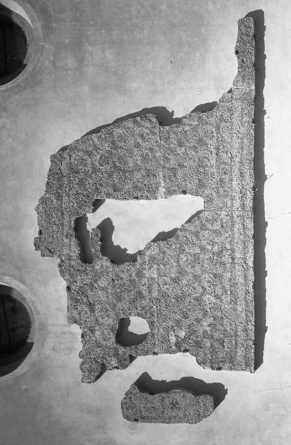 motivi decorativi geometrici (decorazione musiva, frammento) - bottega romana (seconda metà sec. IV)